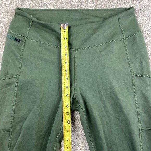 Patagonia Pack Out Tights Womens L Basin Green Hiking Leggings Pockets 21995 - Picture 7 of 10